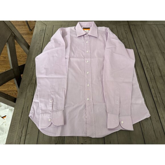 Lot of 4 Men's Davide Cenci Button Up Shirts All Size 42/16.5 - Picture 7 of 10